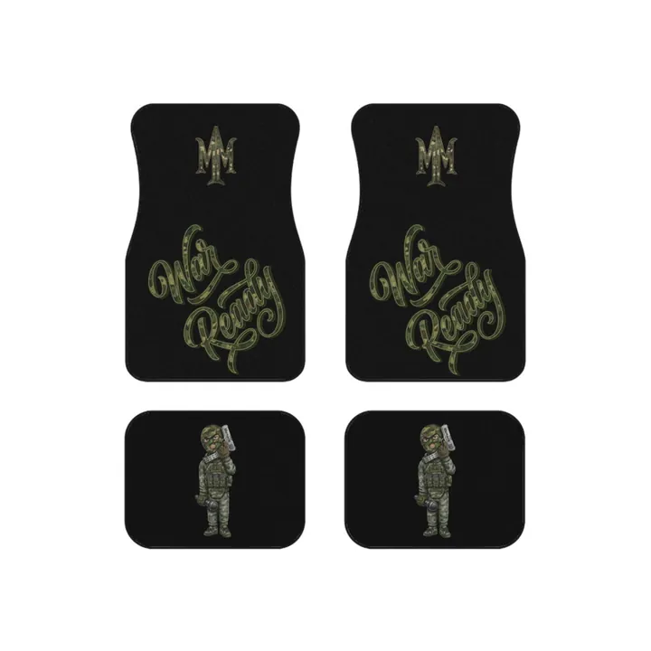 Camo War Ready Car Mats (Set of 4)